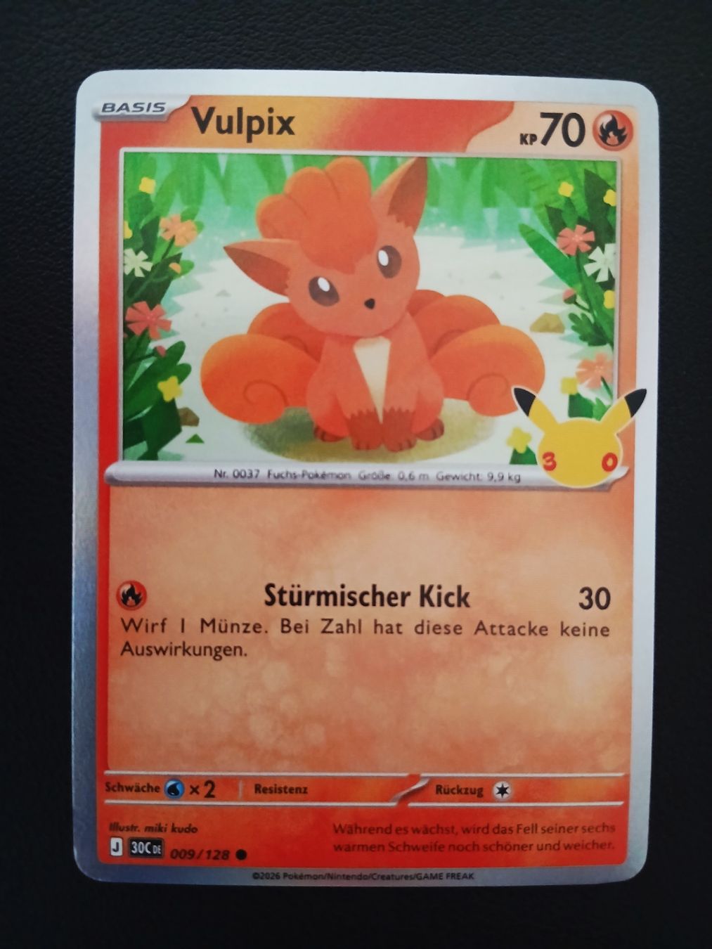Pokémon Carte collezionabili: Vulpix Pokémon 30th Celebration – Nuovo (secondo la descrizione) da Regensdorf venduto da Baba_Basar