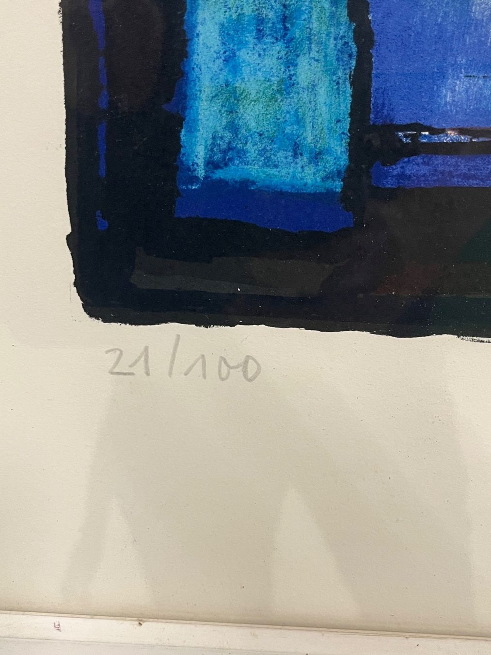 Dipinti: Lithographie Gerahmtes abstraktes Expressionismus-Kunstwerk – Usato da Basel venduto da PAUL_ART 5