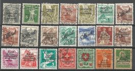 21 Timbres Anciens ( Suisse / Service )