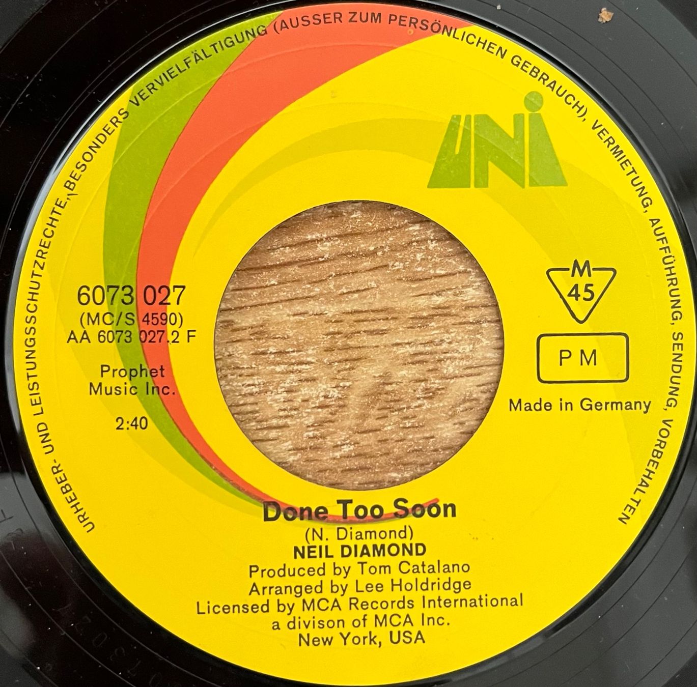 Schallplatten: NEIL DIAMOND - I AM... I SAID – Gebraucht aus Bussigny von vinyl-pas-cher 3