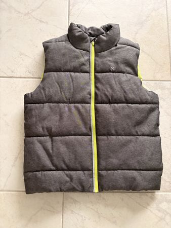 H&M Sport Weste Gilet, Grösse 158, Grau/Neon für Jungs