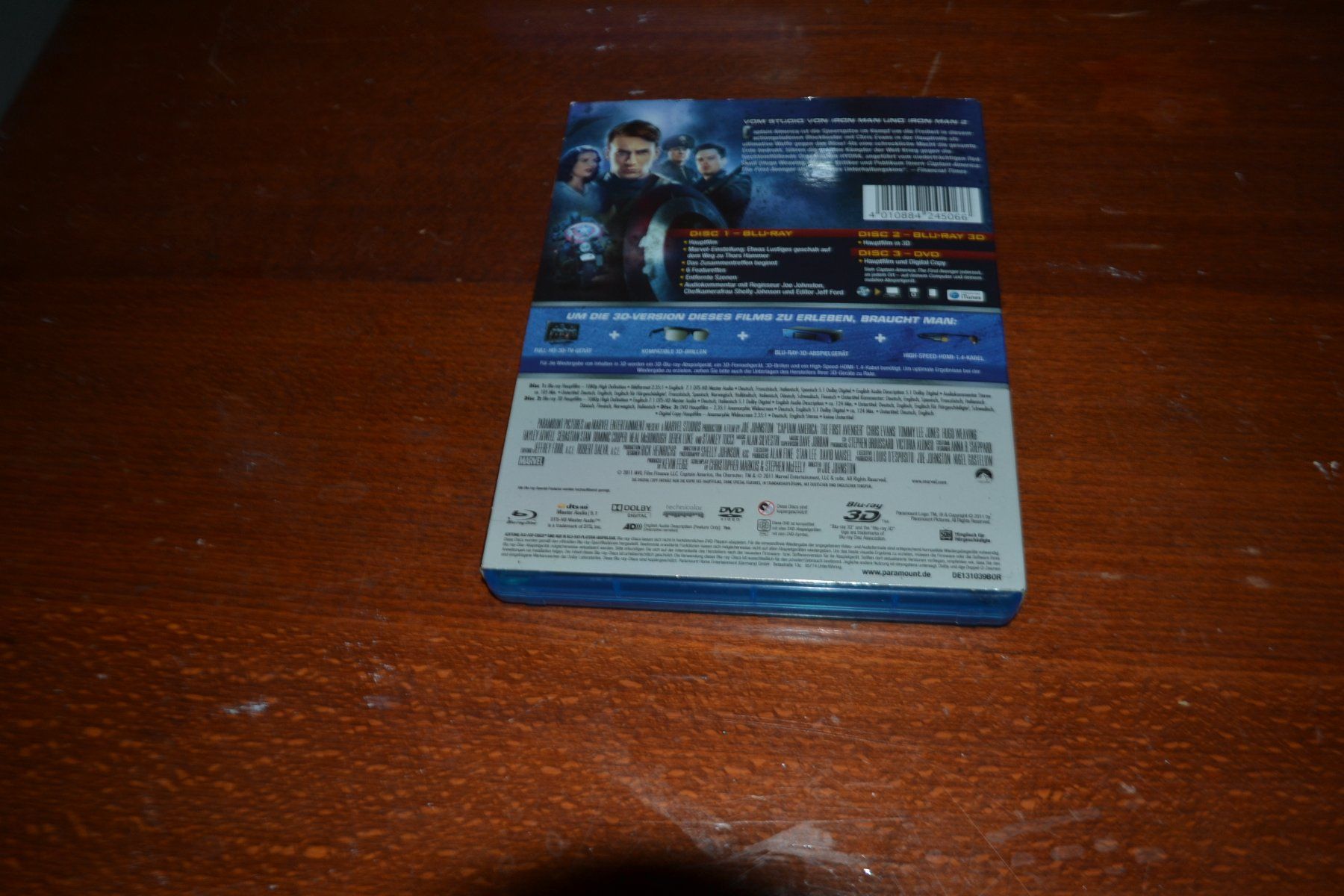 Tutti i DVDs: Captain America the first Avenger in 3D – Usato da Laupen ZH venduto da chefdom 1