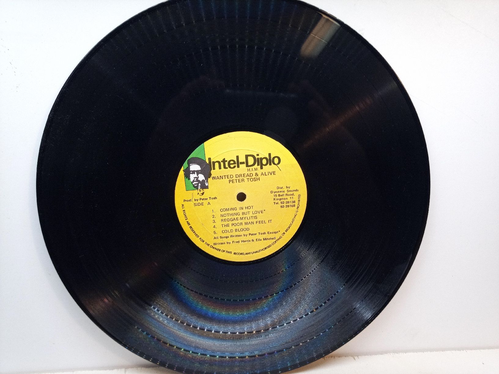 Schallplatten: Peter Tosh Wanted Dread & Alive LP 1981  – Gebraucht aus basel von markusb07 4