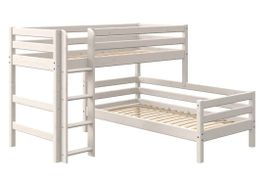 Flexa Classic Adapter & Leiter für 2 Betten, grau, neuwertig