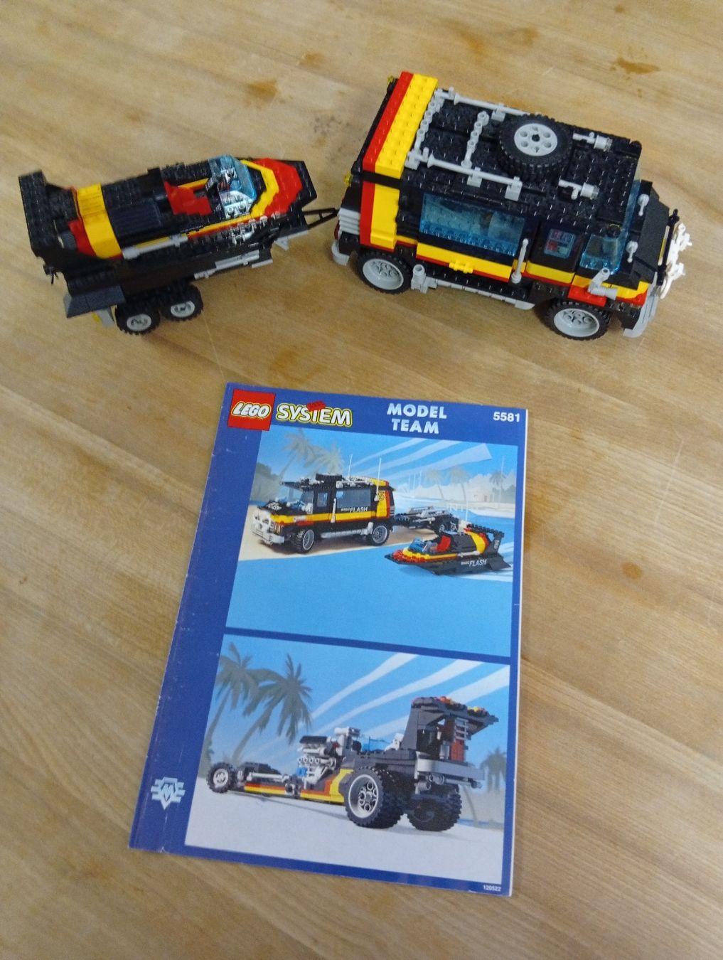 Lego Jeux de construction: LEGO SYSTEM MODEL TEAM 5581 Van mit Boot mit Anleitung – D'occasion à Trun par kawak1 3