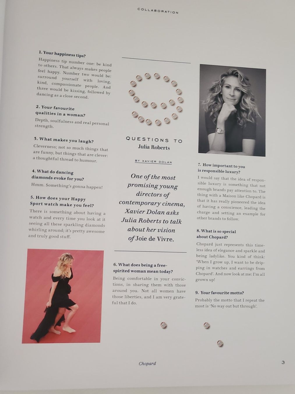 Zeitschriften & Magazine: Broschüre  Chopard hapiness I. issue diamonds Julia Roberts – Neu (gemäss Beschreibung) aus Unterägeri von 0alfa0 5