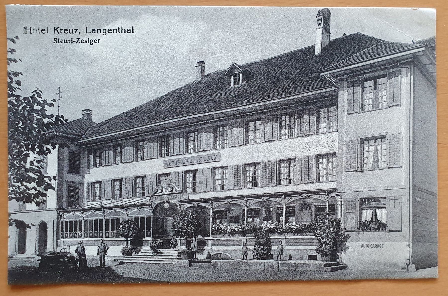 Cartoline postali: Langenthal  - Hotel Kreuz 1929 – Usato da Kreuzlingen venduto da Rschweiz1