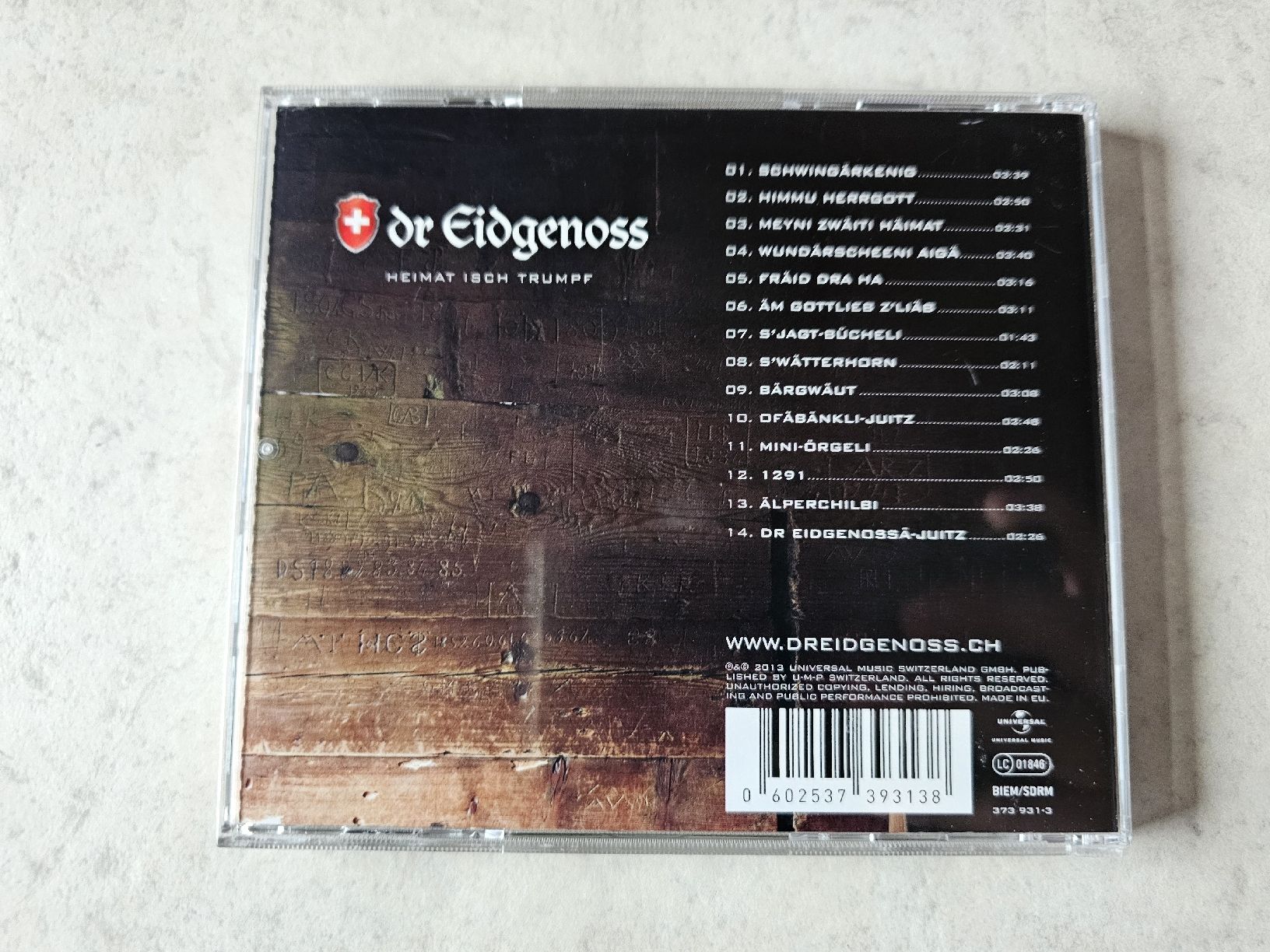 CD: Dr Eidgenoss  -  Heimat isch Trumpf / Mit Unterschrift – Usato da Schneisingen venduto da backstore24 1