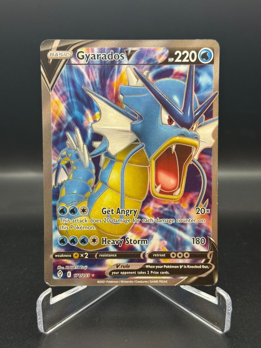 Pokémon Carte collezionabili: Gyarados V (EVS 171) – Usato da Birmensdorf ZH venduto da SnorlaxMail