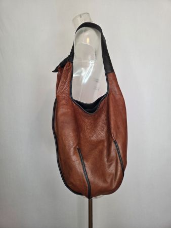 Italienische Leder-Beuteltasche