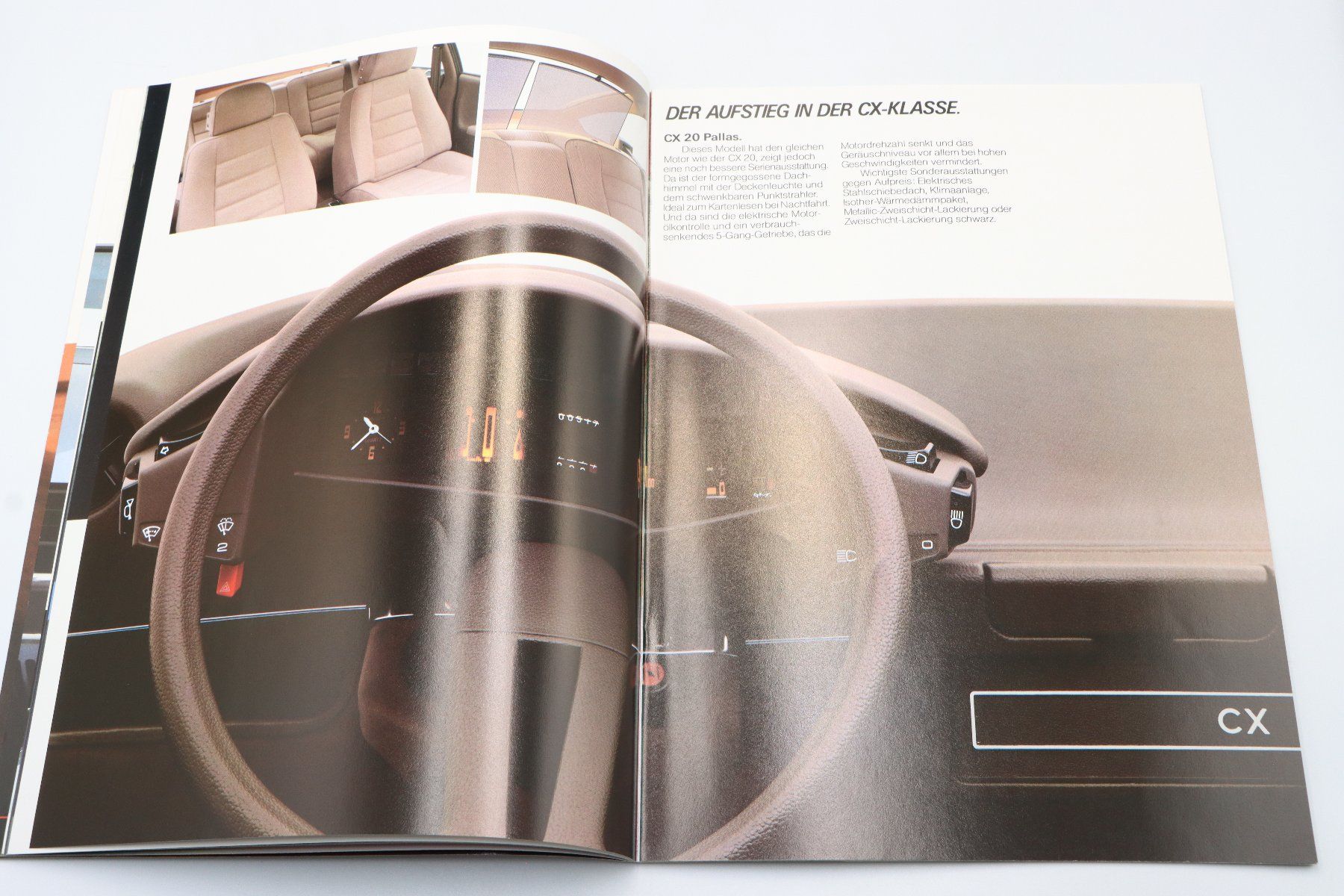 Citroën Documents: Citroen CX 1984 Prospekt – D'occasion à Bühl b.Aarberg par Collectorpassions 5