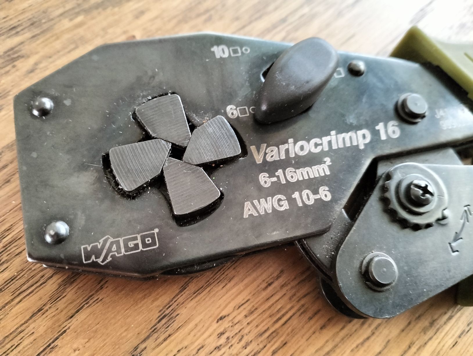 Wago Tutti gli attrezzi: Wago Variocrimp 16 /  6-16mm2 Krimpzange – Usato da Geroldswil venduto da hot-deal01 2