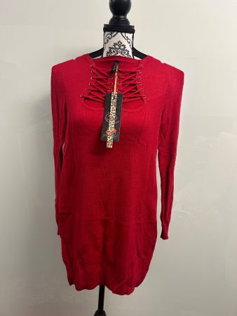 Kleid Neu mit Etikett rot one size