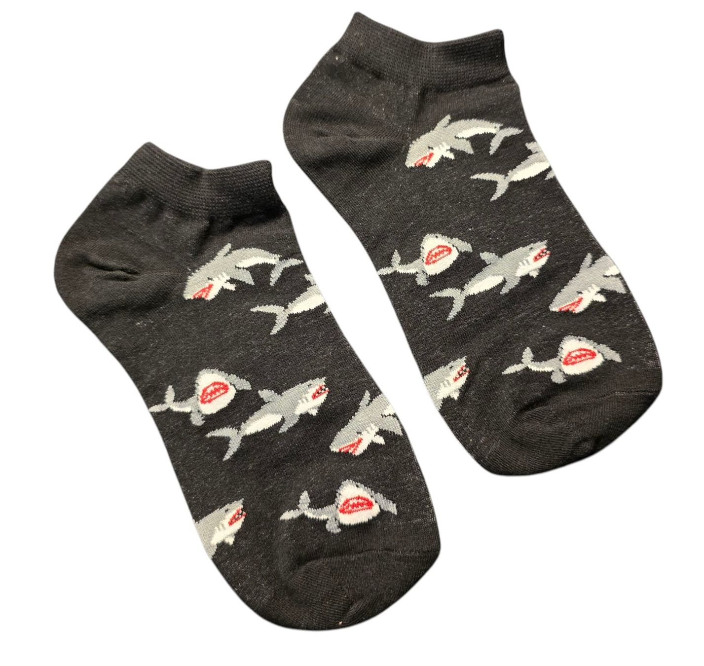 Calze: Sneaker-Socken Haifische/Shark – Nuovo e nell'imballaggio originale da Zürich venduto da amysmith