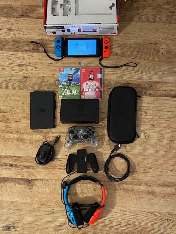 Nintendo Switch Set mit viel Zubehör | Kaufen auf Ricardo