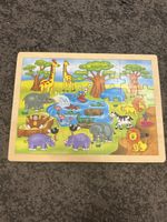 Holzpuzzle - Safari Tiere - 48 Teile - 4 Jahre