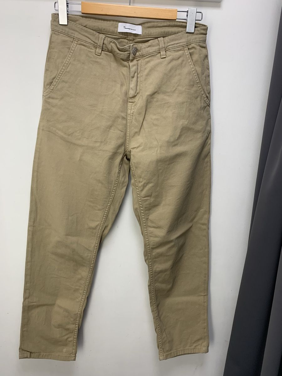 Pantaloni: Hose Knowledge Cotton Apparel Beige  – Usato da Aarau venduto da REVIVI