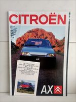 Brochure Citroen AX 1987 11RE/11TRE 14TRS/14TZS (Suisse)