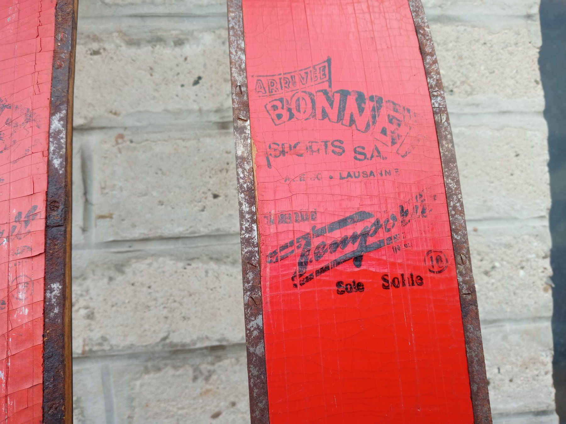 Skis: Ski, alte Holzski – D'occasion à Prez-vers-Siviriez par Monija70 8
