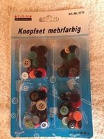 Knöpfest mehrfarbig gemischt Knopf nähen