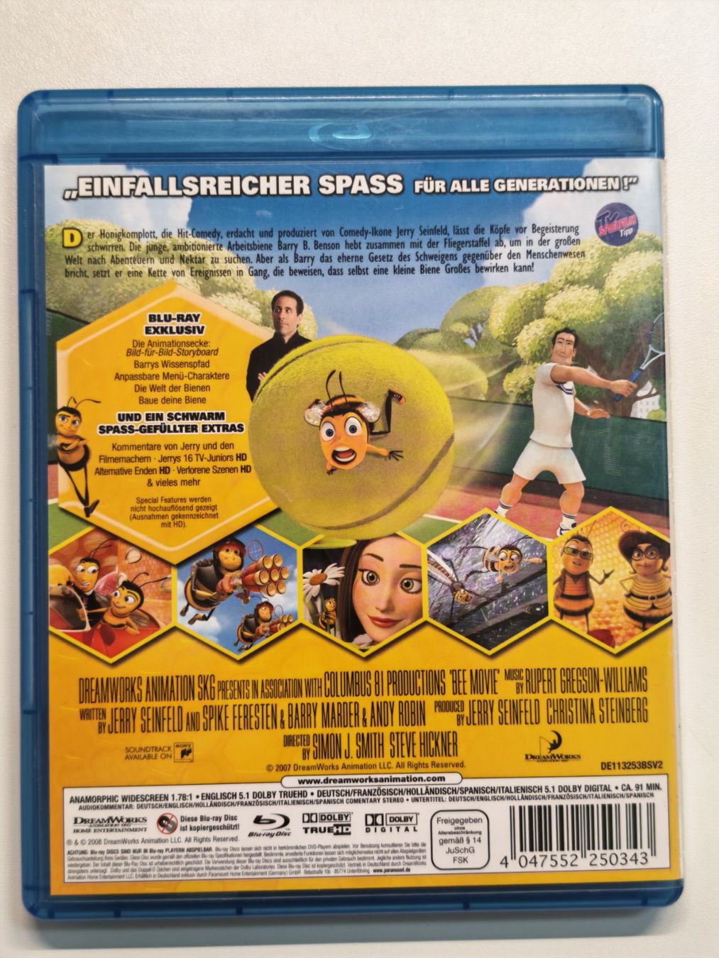 Tutti i DVDs: Bee Movie - Das Honigkomplott – Usato da Liestal venduto da Kratzilla 2