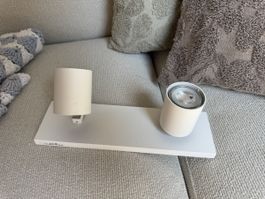 Deckenlampe weiss 2 Spots guter Zustand