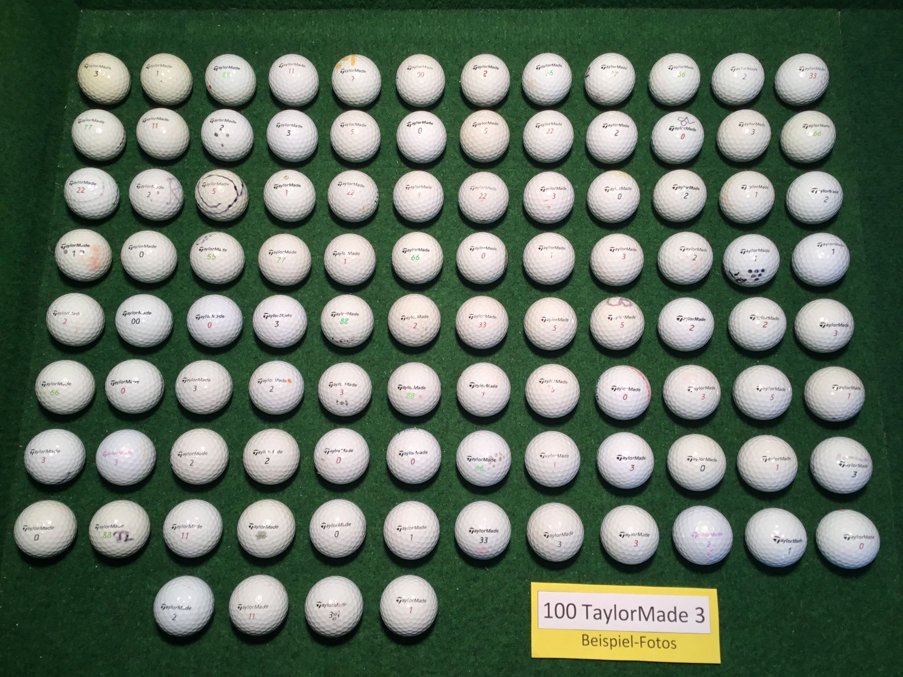 Taylor Made Palloni: 100 Golfbälle Taylor Made (mittel) – Usato da Bergdietikon venduto da shimano4 4