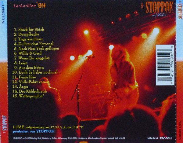CD: CD Stoppok - La-La-Live 99 (1999) – Usato da Möriken AG venduto da mineralia 1