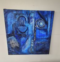 Acryl auf Leinwand 1999 Abstrakte Kunst von Verena Brassel.