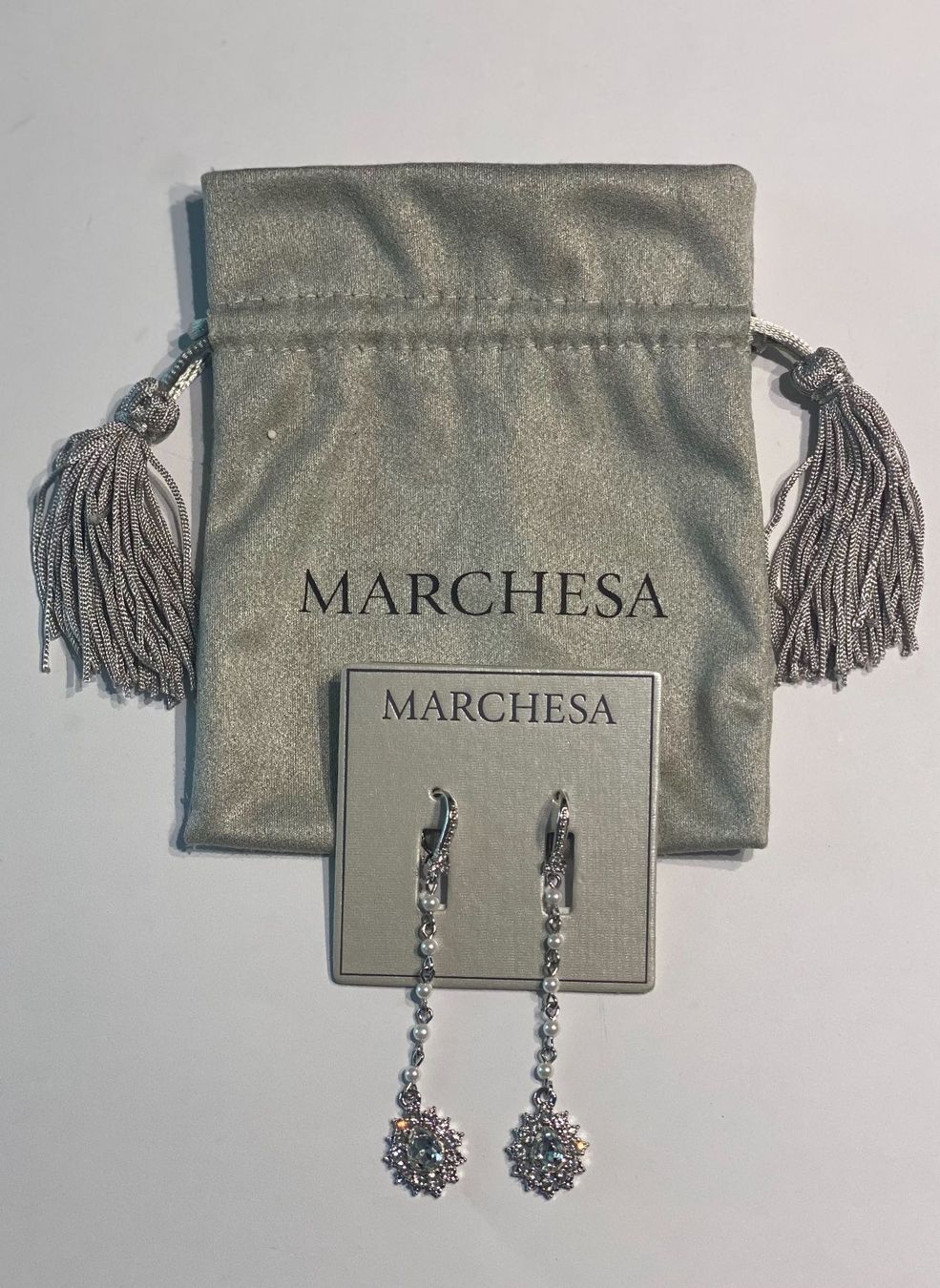 Orecchini pendenti & Orecchini a lobo: Marchesa Linear Ohrringe – Nuovo e nell'imballaggio originale da Oberaach venduto da Dandy2021 3