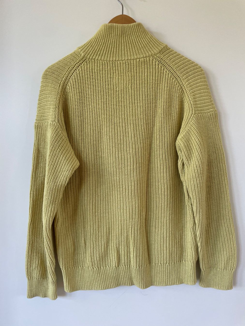 Hessnatur Maglioni & Felpe: hessnatur Troyer Strickpullover Bio-Baumwolle Gr. S Hellgelb – Usato da Neukirch an der Thur venduto da bee88 1