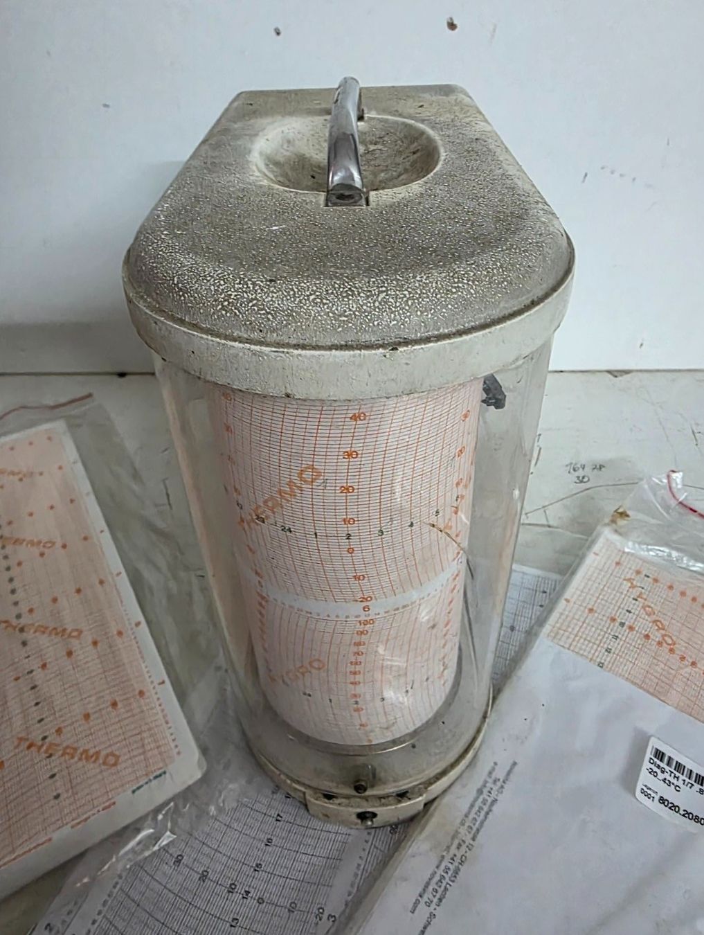 Sonstige antike Technik & Geräte: Thermohygrograph Thermohygrograph-Schreiber Barometer – Gebraucht aus Flums von Flumsantik 4
