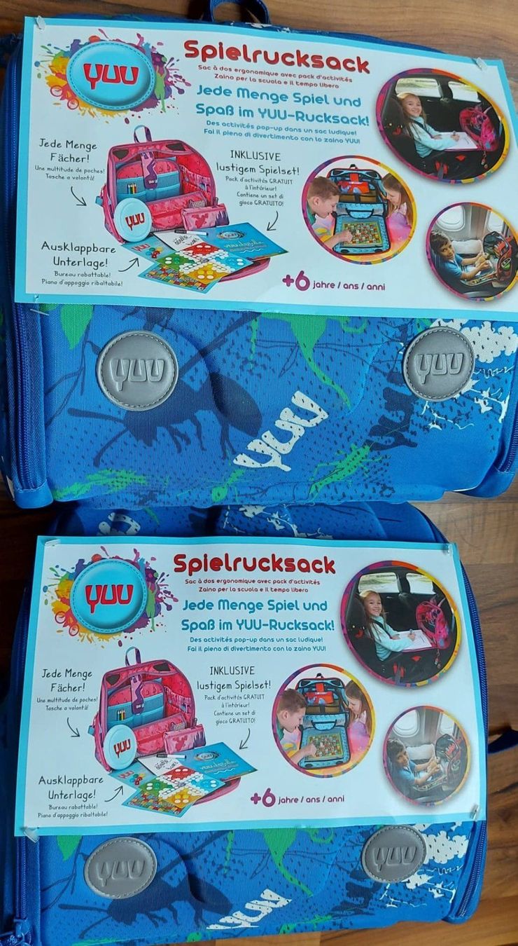 Zaini: 2x Kinderrucksack YUU Buuz – Nuovo e nell'imballaggio originale da Rüdtligen venduto da Rovina