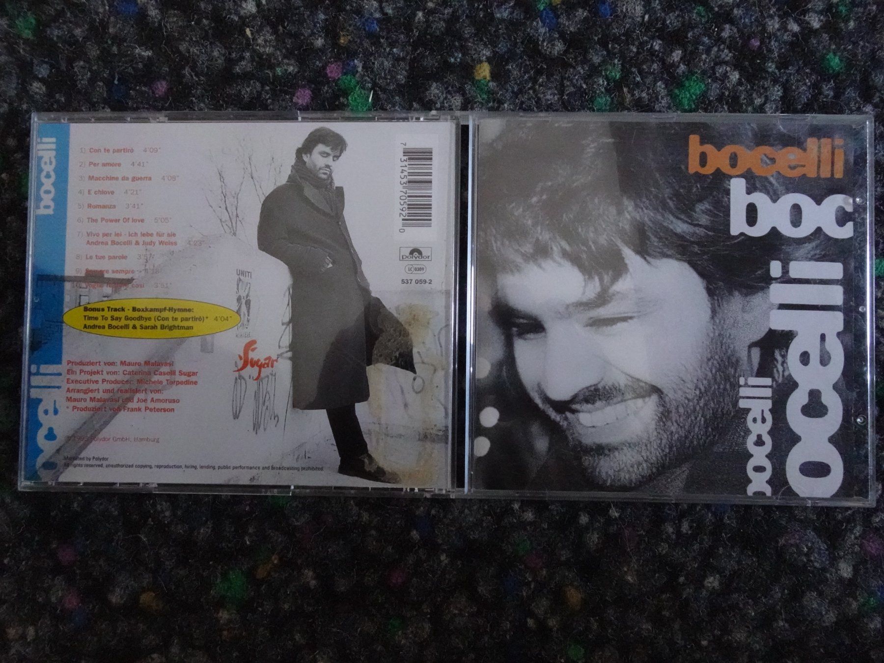 CD: CD : Andrea Bocelli – Usato da Lotzwil venduto da Kiddis