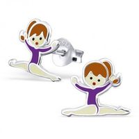 Ballerina Kinderohrstecker 925 Silber