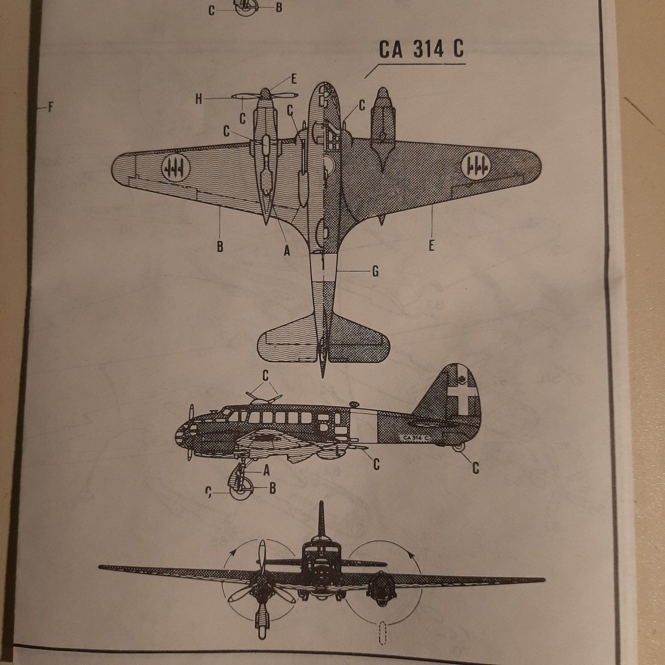Italeri Kit di modellismo & Modellini statici: 1231 ... Caproni CA-313/314 ... Italeri 106 – Nuovo (secondo la descrizione) da Bonstetten venduto da Benibanny59 4