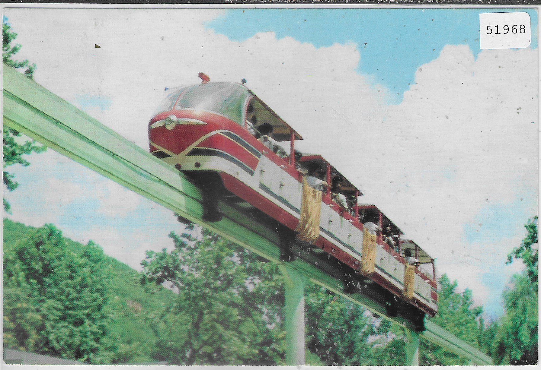 Ansichtskarten: Le Monorail – Gebraucht aus Ettingen von Kartenplanet