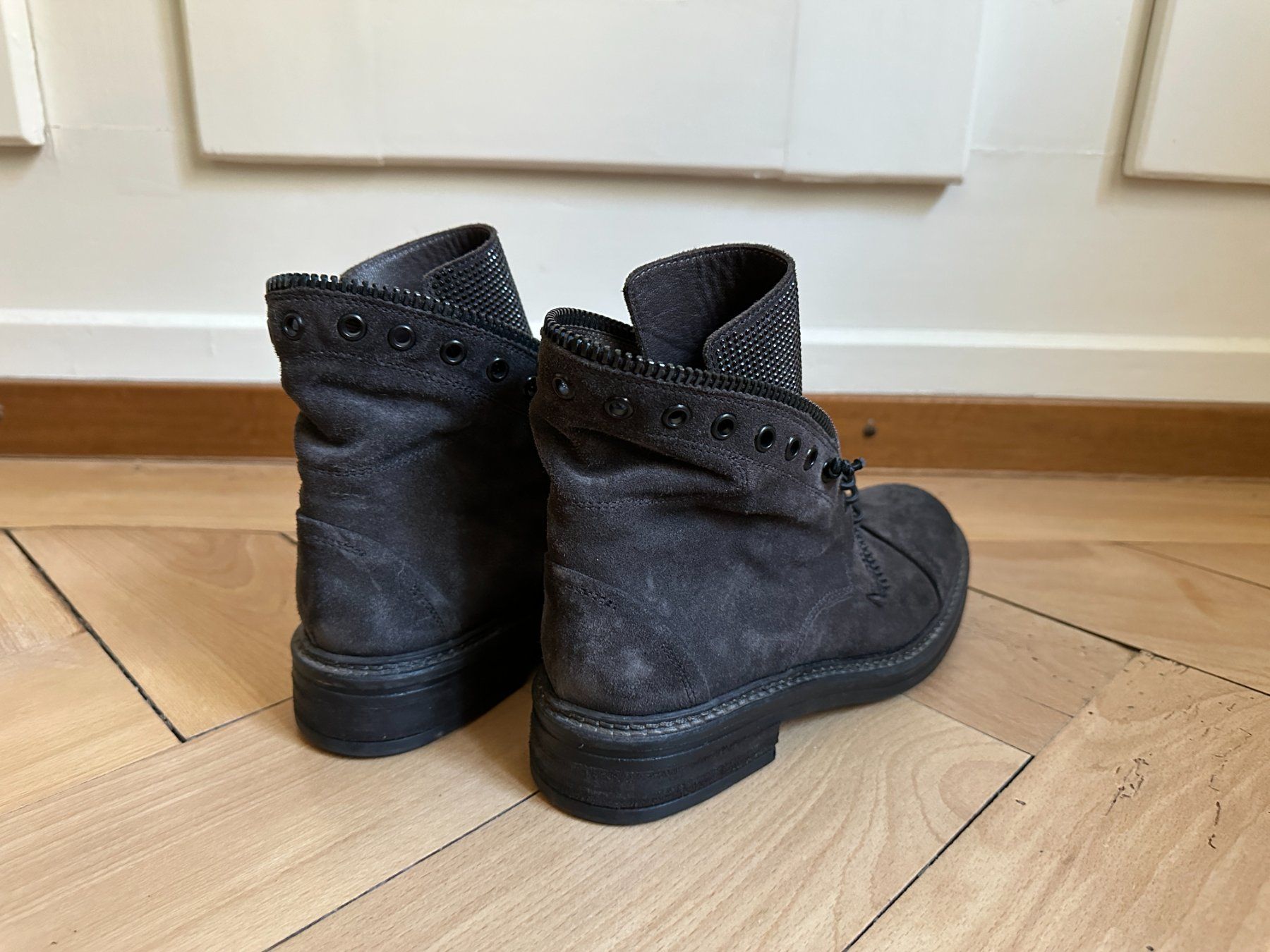 Damenschuhe: FRU.IT - Wildleder Stiefelette dunkelgrau 35 – Gebraucht aus Zürich von Diazaio 3