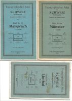 3 alte Landkarten Schweizer Regionen