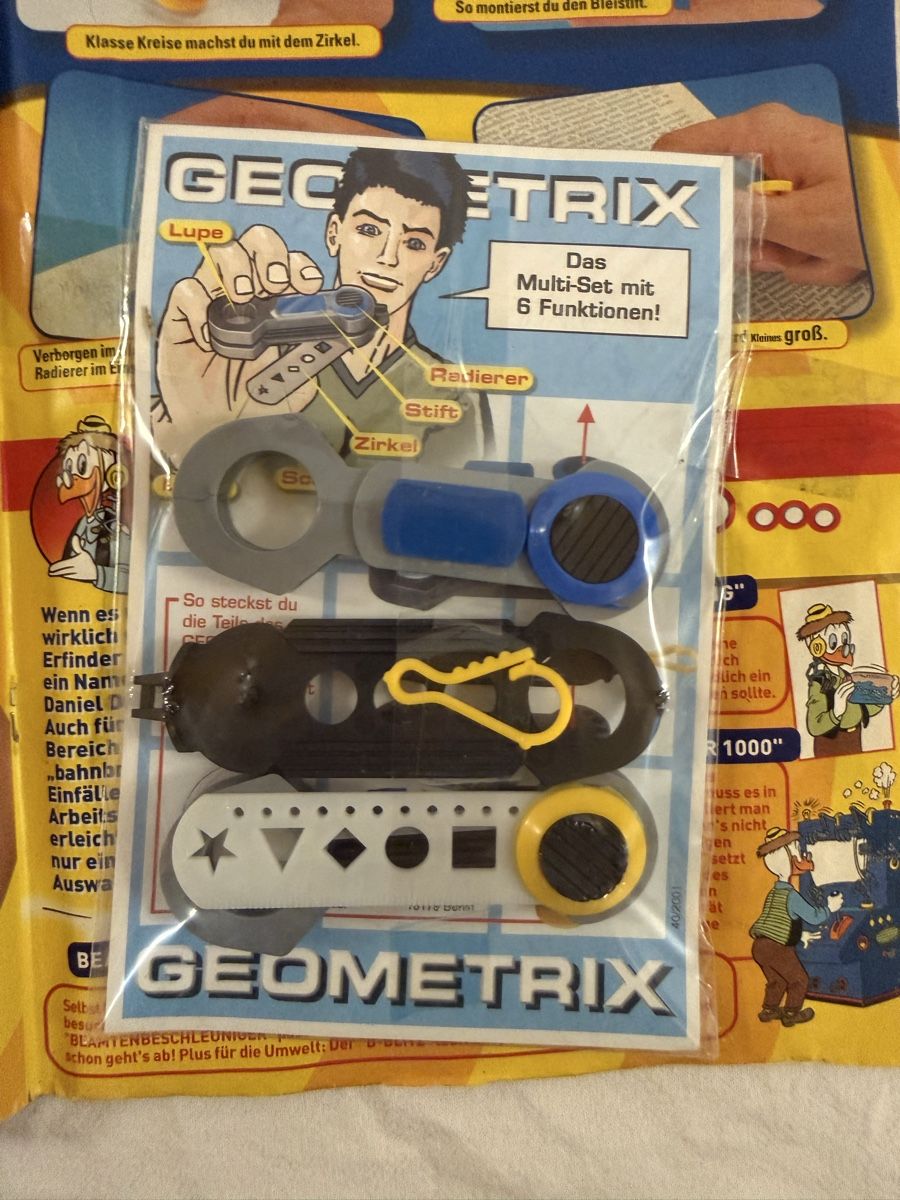 Fumetti: Micky Maus Magazin Nr. 40 2001 mit Geometrix Extra Set – Usato da Menziken venduto da TopDevShop 6