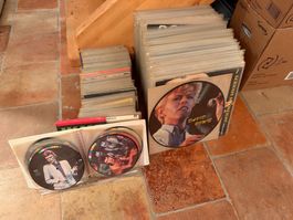 David Bowie Vinyl-Sammlung, LPs, Maxis, Singles, Bootlegs