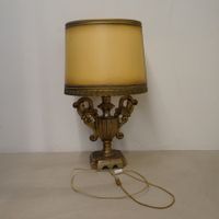 Beeindruckende Vintage Lampe im Antik - Look!  (HE150)