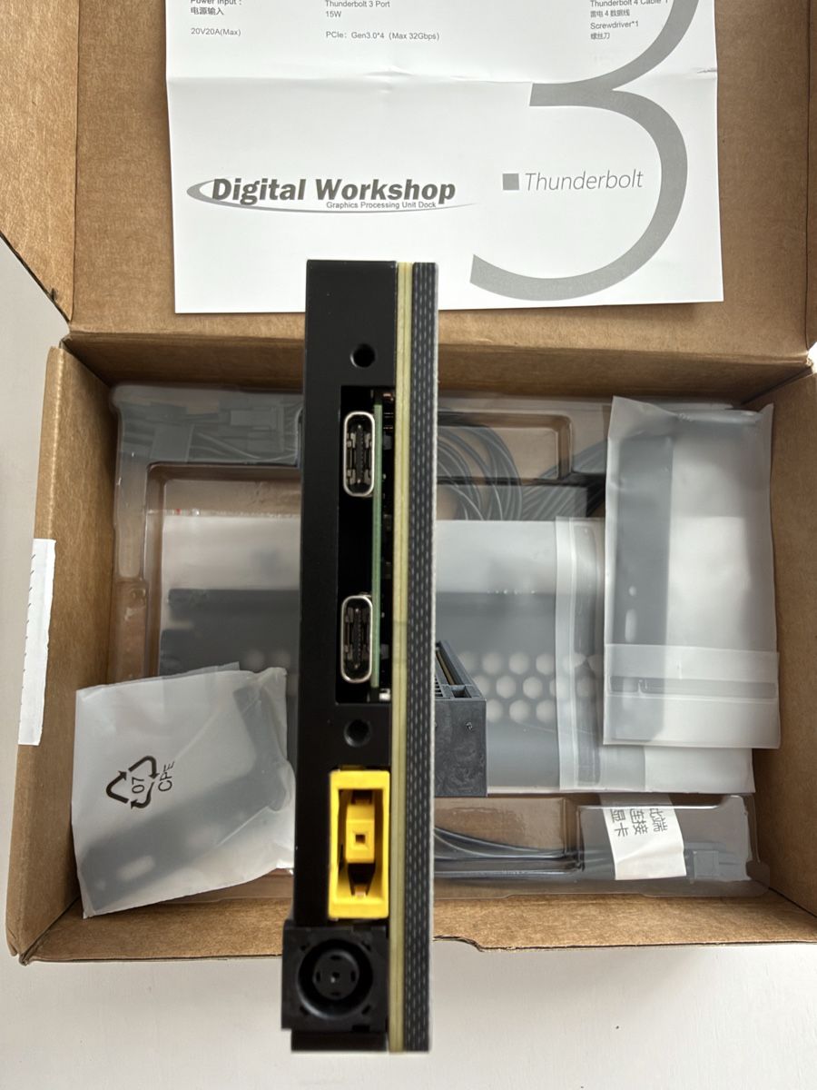 Dockingstation: TH3P4GaN v3 Thunderbolt / USB4 eGPU Dock – Neu (gemäss Beschreibung) aus Zürich von jankais3r 1