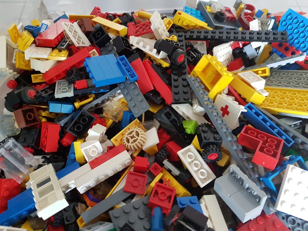 Lego anni 70/80 misto 6 kg+ bonus