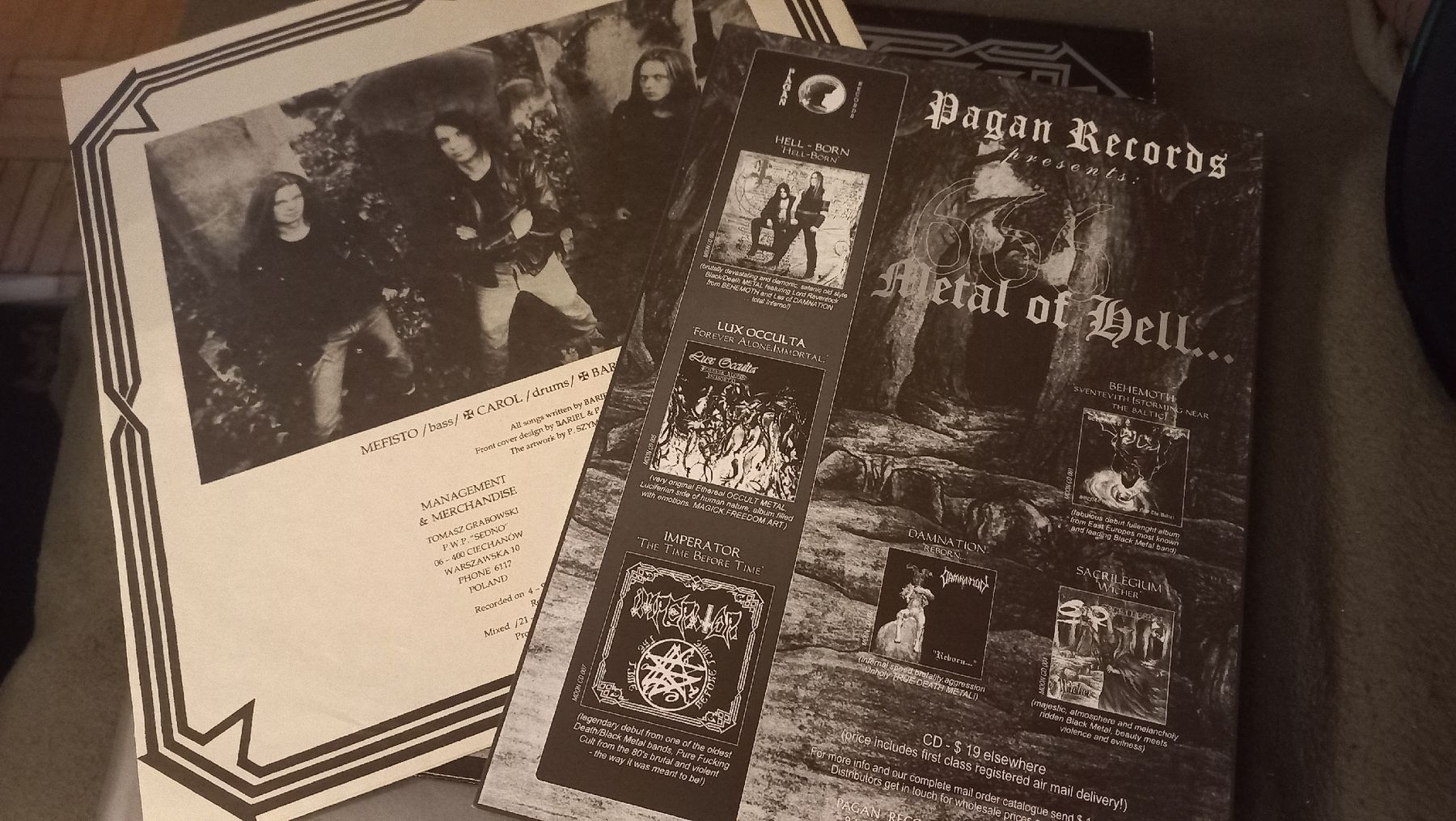 Schallplatten: Imperator - The Time Before Time LP Vinyl DEATH Metal – Gebraucht aus Olten von Donatello1984 6