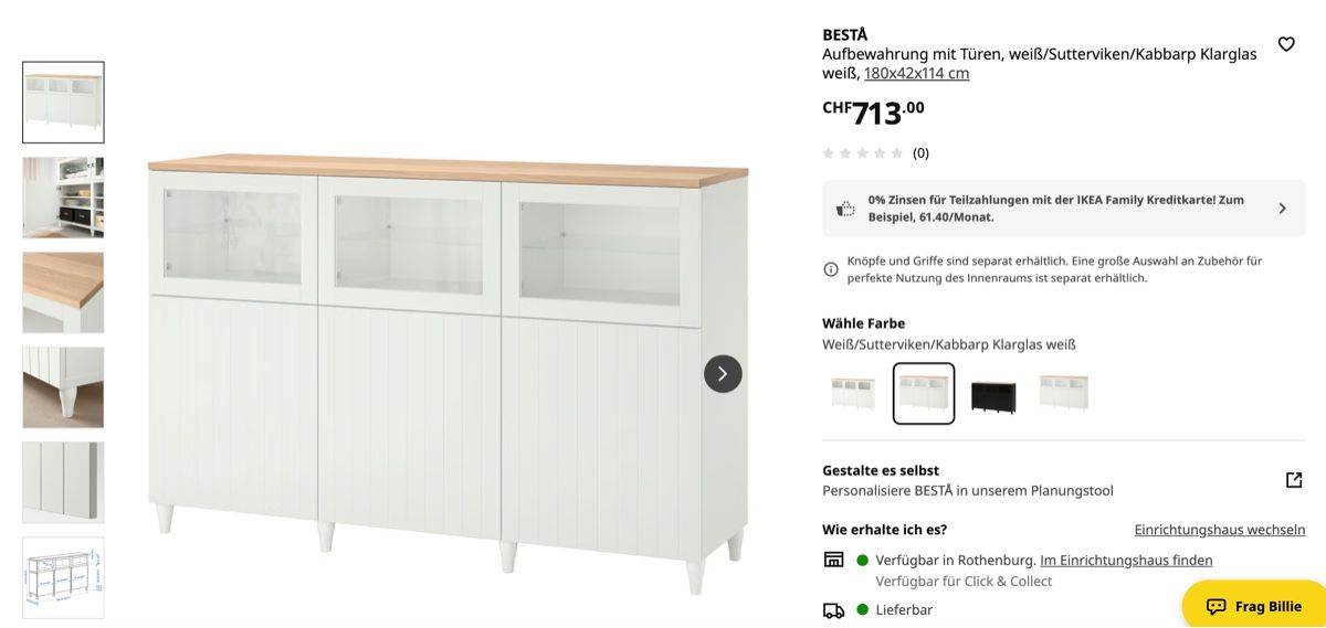 Commodes: IKEA Bestå Kommode zu verkaufen – D'occasion à Immensee par van_ps5n 3