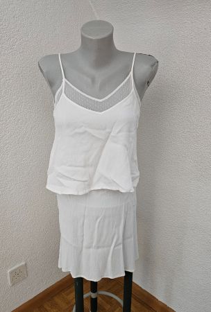 Sexy Sommer Kleid Gr. XS auch S weiss Boho Coachella Hippie