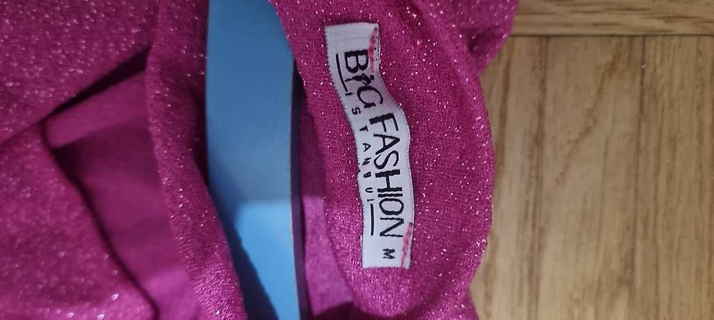Vestiti: Glitzer-Maxikleid in Magenta mit Cut-out Gr. M – Nuovo (secondo la descrizione) da Basel venduto da Dawid1713 4