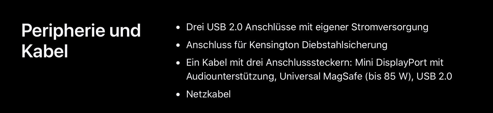 Apple Monitor: Apple Cinema Display 27" – Usato da Sulgen venduto da Pit46 3