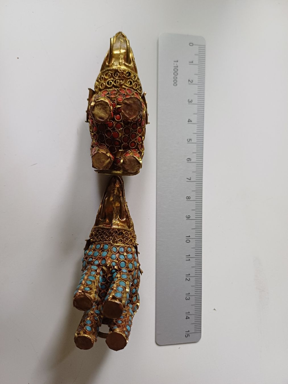 Statuette: Zwei Elefanten aus Messing, Indien – Usato da Zürich venduto da Avocadokern 3